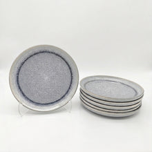 Cargar imagen en el visor de la galería, Reactive Ash Blue Glaze Stoneware Dinner Set Plates Bowls
