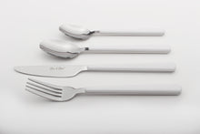 Load image into Gallery viewer, Cutlery Sets Stainless Steel White ABS Handle