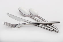 Load image into Gallery viewer, Cutlery Sets Stainless Steel Spoon Fork 16 24 32 Piece Set Solid Forged Steel Handle Bar Dishwasher Safe Glim&Glam