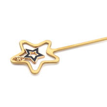 Load image into Gallery viewer, Tea Spoons Set 18/8 Stainless Steel 4pc teaspoon Set Gold Star Christmas Gift Glim & Glam