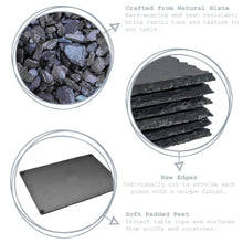 Load image into Gallery viewer, Slate Coasters Set Heart Bulk Personalised Drinks Table Mat Valentine Gift 11cm Craft Design Wedding Engraver Wholesale Gifts