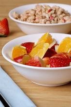 Load image into Gallery viewer, Soup Bowl Set Cereal Bowls White Porcelain Dinnerware Microwave Dishwasher Safe