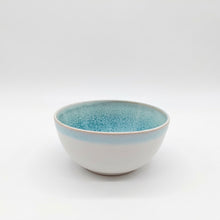 Load image into Gallery viewer, Reactive Blue Glaze Stoneware Dinnerware Set Cereal Bowls 5.5"