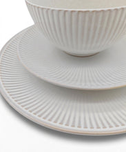 Load image into Gallery viewer, Reactive Cream Glaze Stoneware Dinnerware Set Dinner Plates 10.2"