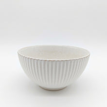 Load image into Gallery viewer, Reactive Cream Glaze Stoneware Dinnerware Set Cereal Bowls 5.9"