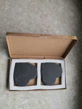 Load image into Gallery viewer, Slate Coasters Heart "Baby Boy" Baby Girl" Personalised Craft Design Table Drinks Mat 11cm