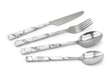 Load image into Gallery viewer, Cutlery Sets Stainless Steel Knife Fork Spoon Set Marble Handle Glim&Glam