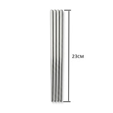 Cargar imagen en el visor de la galería, 18/8 Stainless Steel Chopsticks 23cm Mirror Polish
