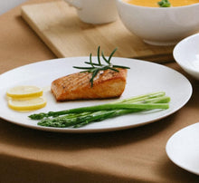 Load image into Gallery viewer, Dinner Plates Set Porcelain White Coupe Microwave Dishwasher Safe
