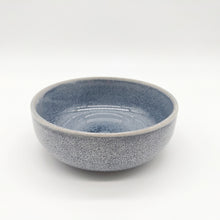 Load image into Gallery viewer, Reactive Ash Blue Glaze Stoneware Dinnerware Set Cereal Bowls 6.3"
