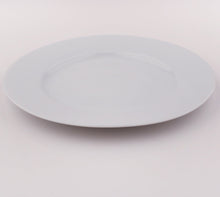 Load image into Gallery viewer, Dessert Side Plates Set Porcelain White Rim Microwave Dishwasher Safe

