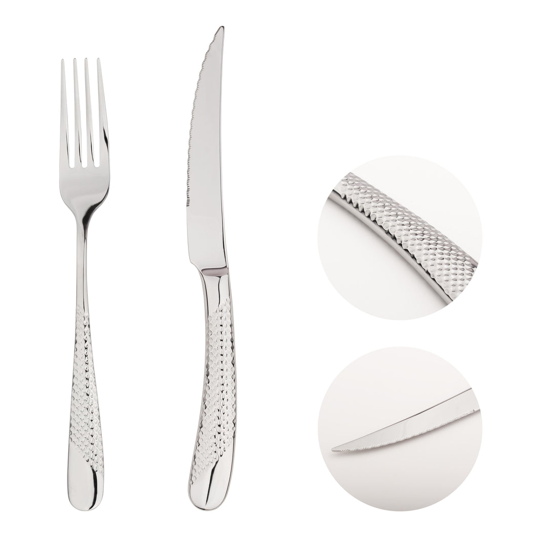 Steak Cutlery Set Knife Fork Stainless Steel 18/8 Premium Quality Catering Palace