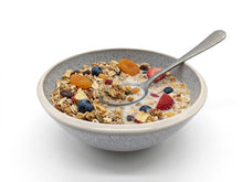 Load image into Gallery viewer, Reactive Grey Glaze Stoneware Dinnerware Set Nordic Pebble Cereal Bowls 6.5"
