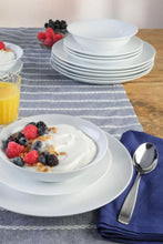 Load image into Gallery viewer, Dinner Set Plates Bowls Coupe Dinnerware White Porcelain Microwave Dishwasher Safe Gift
