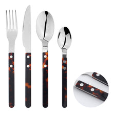 Cargar imagen en el visor de la galería, Cutlery Set Stainless Steel Fork Spoon Sets Anydate Glim &amp; Glam Resin
