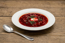 Load image into Gallery viewer, Soup Bowls Pasta Plates Set Porcelain White Embossed Floral Dot Rim 9"
