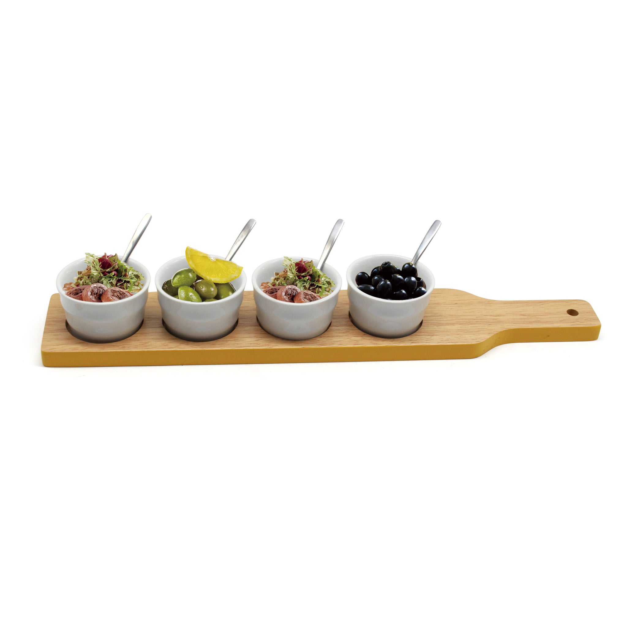 Snack Bowls Nibbles Dips Tray Appetizers Tapas Serving Dishes Set Acac HomeDirect