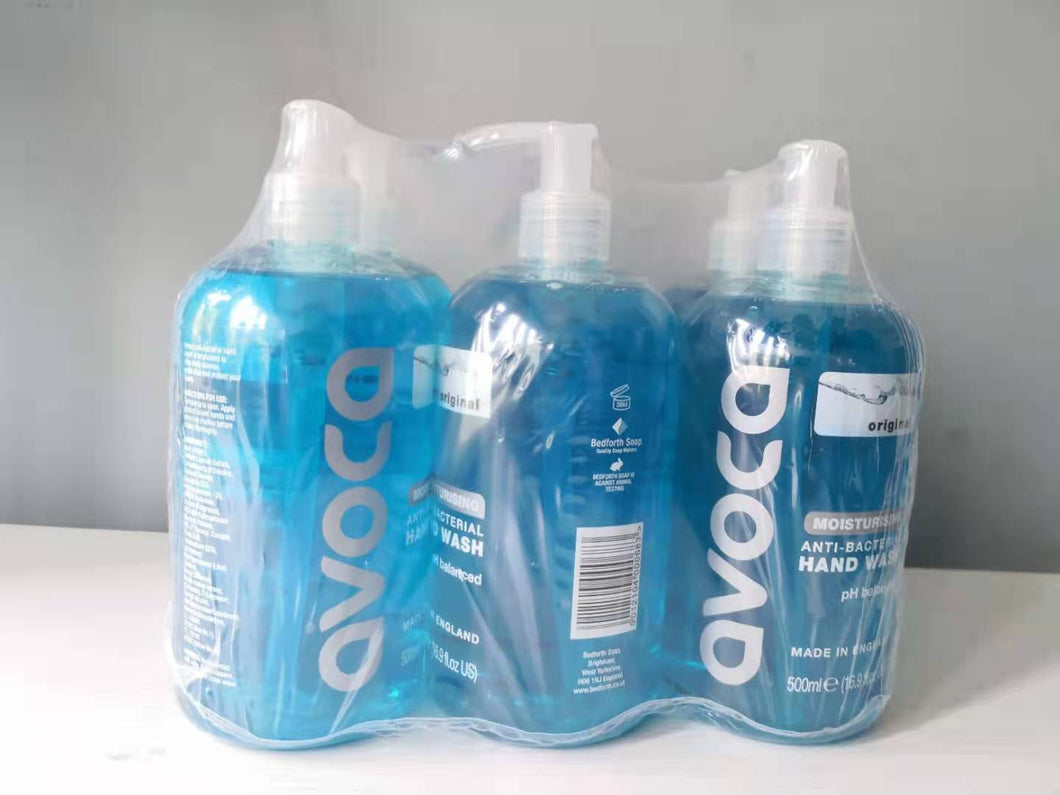 Avoca Caring PH Balanced Original Moisturising Antibacterial Hand Wash 500ml