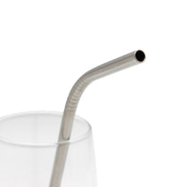 Load image into Gallery viewer, Straws Brush Drinks Set Stainless Steel Eco-friendly Reusable Iridescent Rainbow Gold Rose-Gold Glim&amp;Glam
